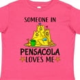 thumbnail image 4 of Inktastic Someone in Pensacola Loves Me Beach Vacation Boys or Girls Toddler T-Shirt, 4 of 5