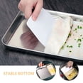 thumbnail image 4 of LEEYNEER Steamed Rice Roll Plate Food Steamer Cooking Tray Rectangle Baking Tray Baking Pans Steamed Rice Tray Toaster Oven Trays, 4 of 5