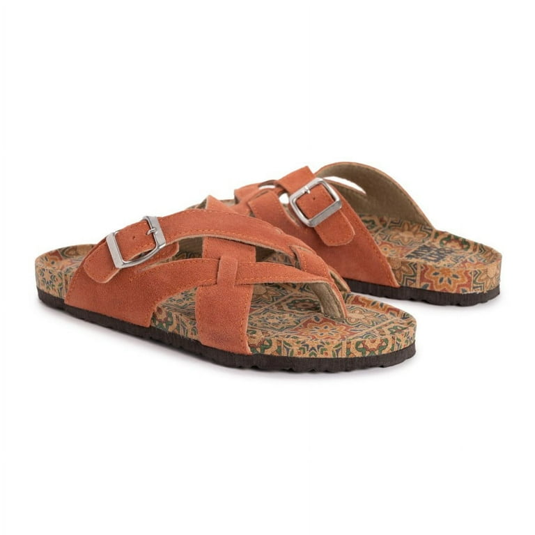 MUK LUKS Women s Shayna Terra Turf Sandals Camellia 11 Walmart