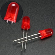 40pcs 5mm Red Round Diode Electronic Component Emitting Light 1.9-2.1V