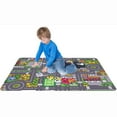 thumbnail image 3 of Advancent Alfombra de juego para niños, alfombra educativa para gatear, alfombra interactiva para coche, alfombra antideslizante y absorbente Decoración del hogar 40x60cm, 3 of 6