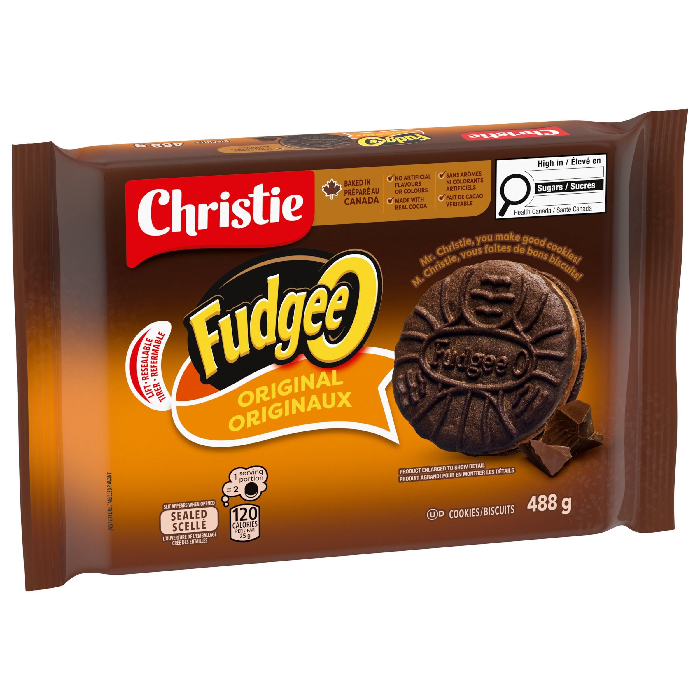 Fudgee-O Chocolatey Creme Filled Sandwich Cookies