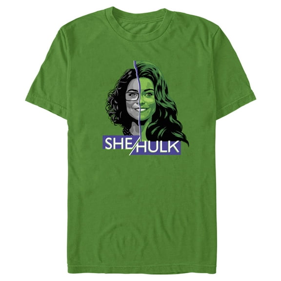 Men's She-Hulk: Attorney at Law Half Lawyer Half Hero  Graphic Tee Kelly Green Small