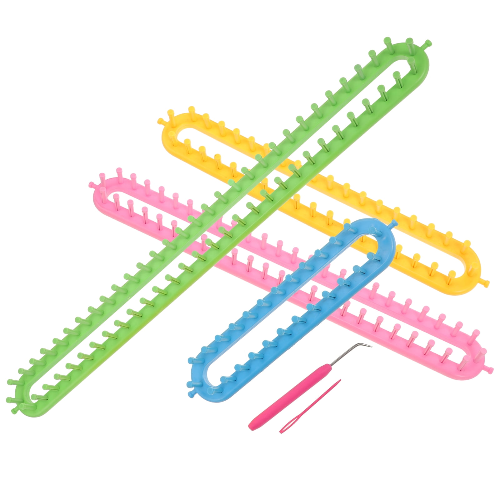 HOKARUA 1 Set of Scarf Hat Weaving Loom Diy Knitting Loom Plastic Sweater Weaving Loom Sweater Knitter