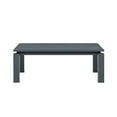 thumbnail image 3 of Pemberly Row Contemporary Outdoor Aluminum Coffee Table - Gray, 3 of 5
