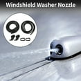 thumbnail image 2 of Unique Bargains Windshield Washer Nozzle for Toyota Sienna 2000-2011  Front Black With 2 Pcs Gasket,2 Pcs1 Meter Fluid Hose 1 Set, 2 of 7