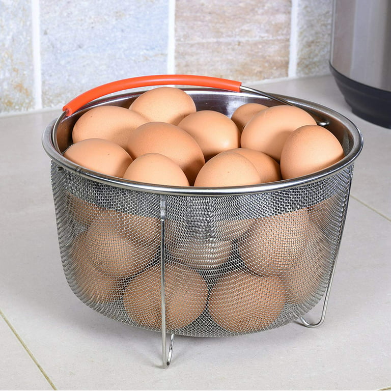 The Original Steamer Basket for Pressure Cooker Accessories 3qt [6qt 8qt  avail] Compatible with Instant Pot Accessories, Ninja Foodi, Strainer  Insert