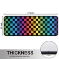 thumbnail image 5 of Kitchen Rugs Sets Of 2,Rainbow Checkered Pattern Anti Fatigue Kitchen Mat Rugs Non Slip Washable,Decorative Kitchen Floor Mats for Kitchen,Sink,Laundry,17"x47"+17"x47", 5 of 5