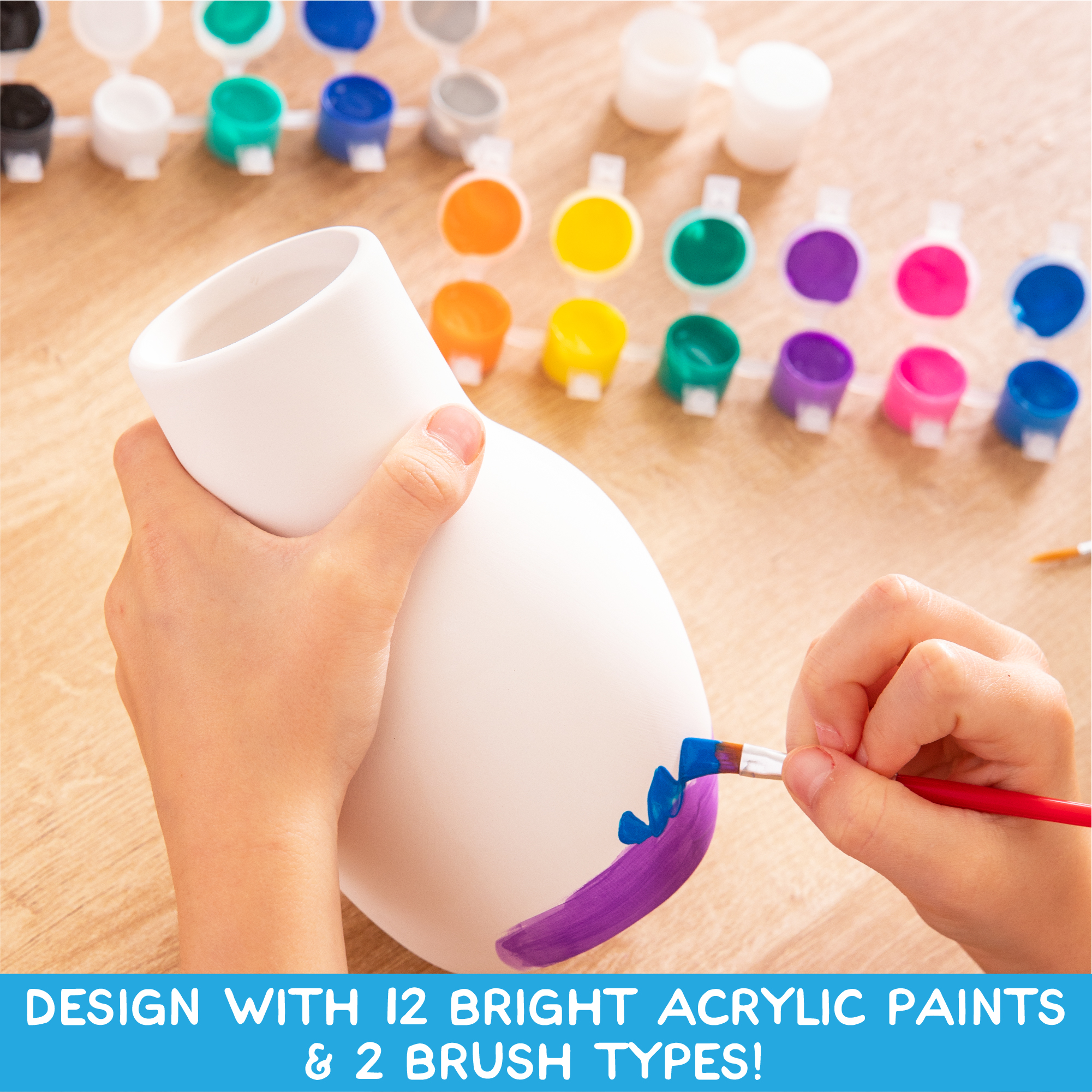 Made By Me Paint Your Own Ceramic Pottery Kit photo 4