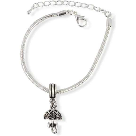 Umbrella Snake Chain Charm Bracelet