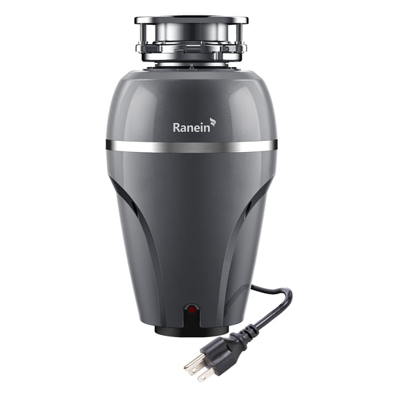 1 HP Garbage Disposal with Power Cord & Dishwasher Connector Kit, Quiet Stainless Steel Food Waste Disposer, Continuous Feed, DeepCut Ultra 7-Stage Grinding, Easy 3-Bolt Installation