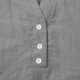 thumbnail image 4 of Vestidos Casuales Para Mujer, Blusas De Mujer De Moda Camisa de lino y lino para mujer, de moda, de color liso, con botones, cuello en V, holgada, manga larga, con cuello en V, 4 of 9