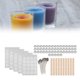 thumbnail image 4 of Kit de Fabricación de Velas 100 Piezas de 15 Cm de Mechas de Velas + 100 Piezas de Pegatinas de Doble Cara para Mechas + 50 Piezas de Conchas de Velas + 10 Piezas de Soportes de ANGGREK  Otros, 4 of 8