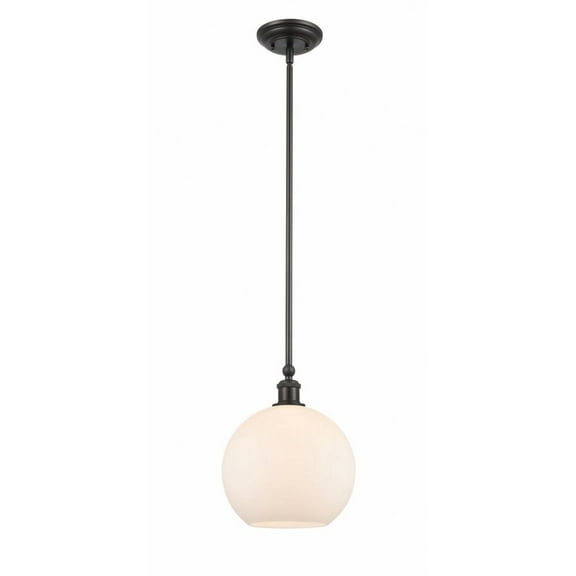 341-1S-BK-G121-10 Innovations Lighting Concord - 1 Light Mini Pendant In Industrial Style-13 Inches Tall and 10 Inches Wide-Matte Black Finish-Matte