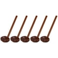 thumbnail image 3 of Wooden Utensils Japanese Tortoise Shell Spoon 5Pcs Wooden Spoons Sturdy Handle Hand Polished Smoother Light Weight Japanese Tortoise Shell Spoon For Restaurant GiftsWith Holes, 3 of 8