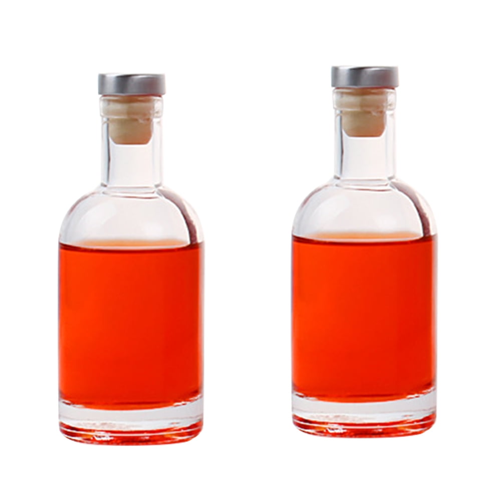 Wholesale 200ml 300ml Small Wine Bottle Clear Glass Bottle Whiskey