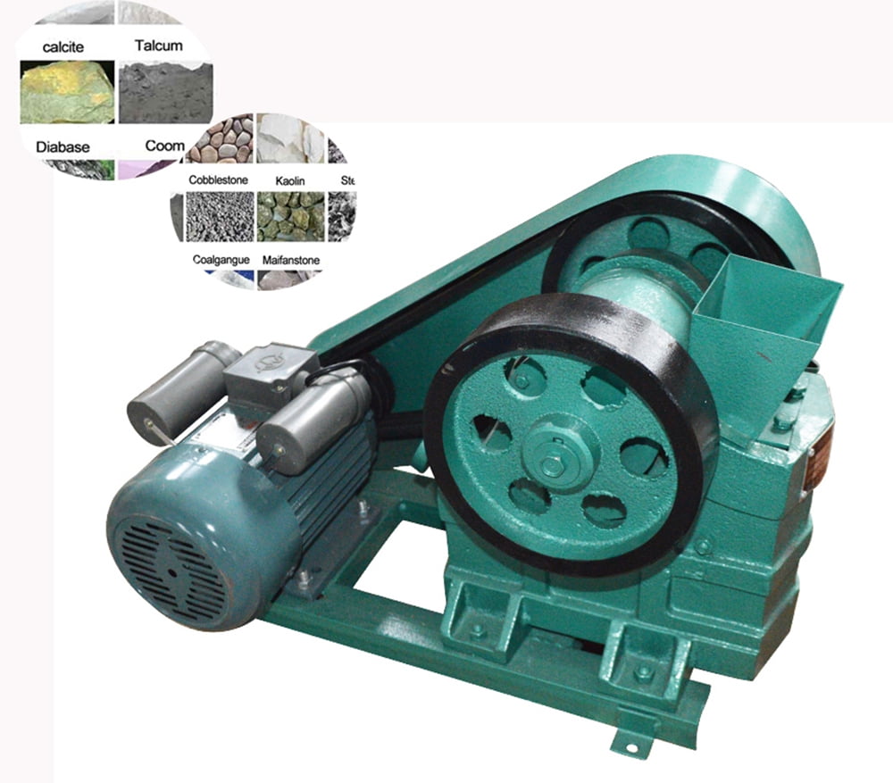 PreAsion Jaw Crusher Rock Crush Machine Ore Slag Steel Slag Coal Stone Crushing 220V