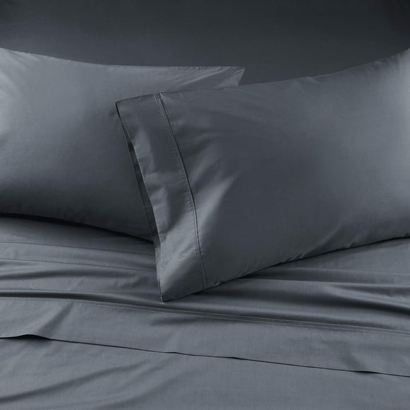 Better Homes & Gardens 300 Thread Count Cool & Crisp 4-Piece Cotton Percale Sheet Set