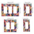 thumbnail image 2 of Yayeee Rocker Switch Wall Plate 2-Gang 4.7"x4.6" Home Decorative Outlet Cover, Art Buildings, 2 of 6