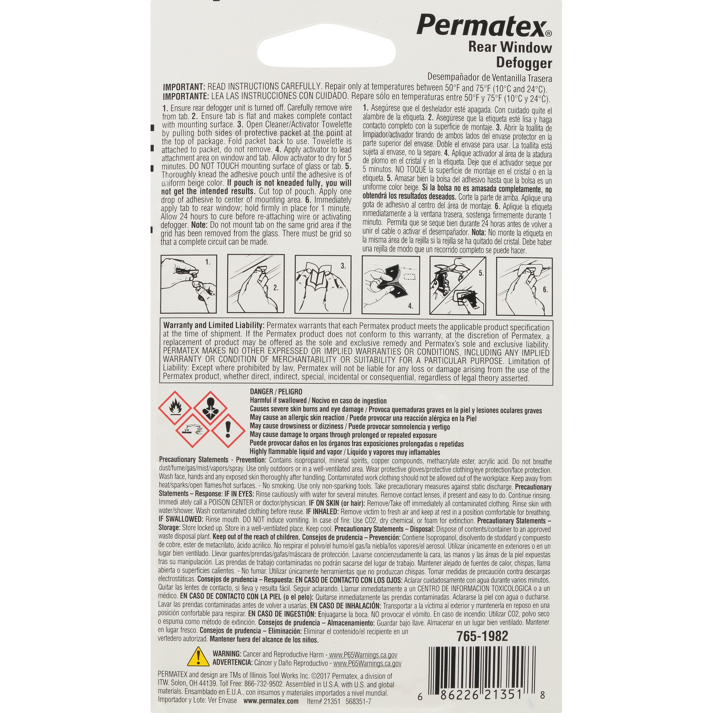 Buy Permatex 21351 Rear Window Defogger Electrically Conductive Tab