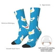 thumbnail image 4 of Bingfone Compression Socks for Women and Men Long Socks for Running Athletic Cycling Nurse- Cartoon Chicken, 4 of 6