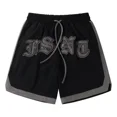 thumbnail image 1 of Pantalones Cortos Deportivos Con Bordado De Letras Para Homb, 1 of 8
