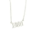 thumbnail image 7 of Flmtop 1980-2019 Birth Year Number Charm Pendant Stainless Steel Chain Necklace Jewelry, 7 of 7