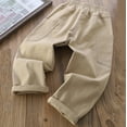 thumbnail image 7 of Riecok Kids Boys Girls Sweatpants Elastic Waist with Pockets Solid Color Casual Trackpants Khaki 5 Years, 7 of 7