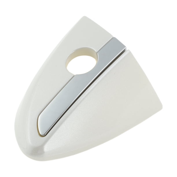 Cubierta del cilindro de bloqueo de la manija de la puerta delantera izquierda Unique Bargains para Toyota Corolla 2014-2018 ABS Blanco 1Pc