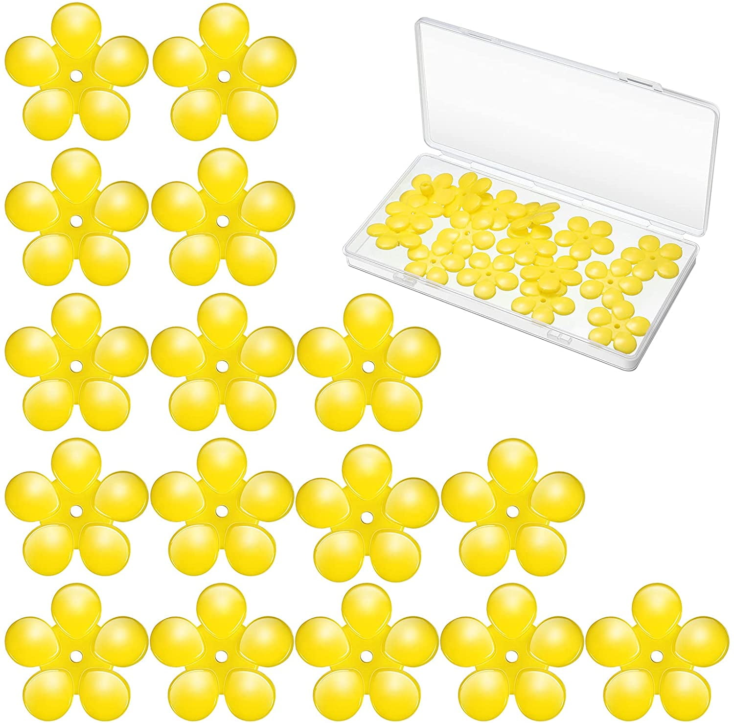 16 Pieces Hummingbird Feeders Replacement Flowers, Feeding Ports