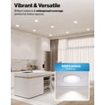 thumbnail image 3 of Downlight LED retrofit Sunco de 6" 13 W regulable 2700 K-5000 K, 3 of 6
