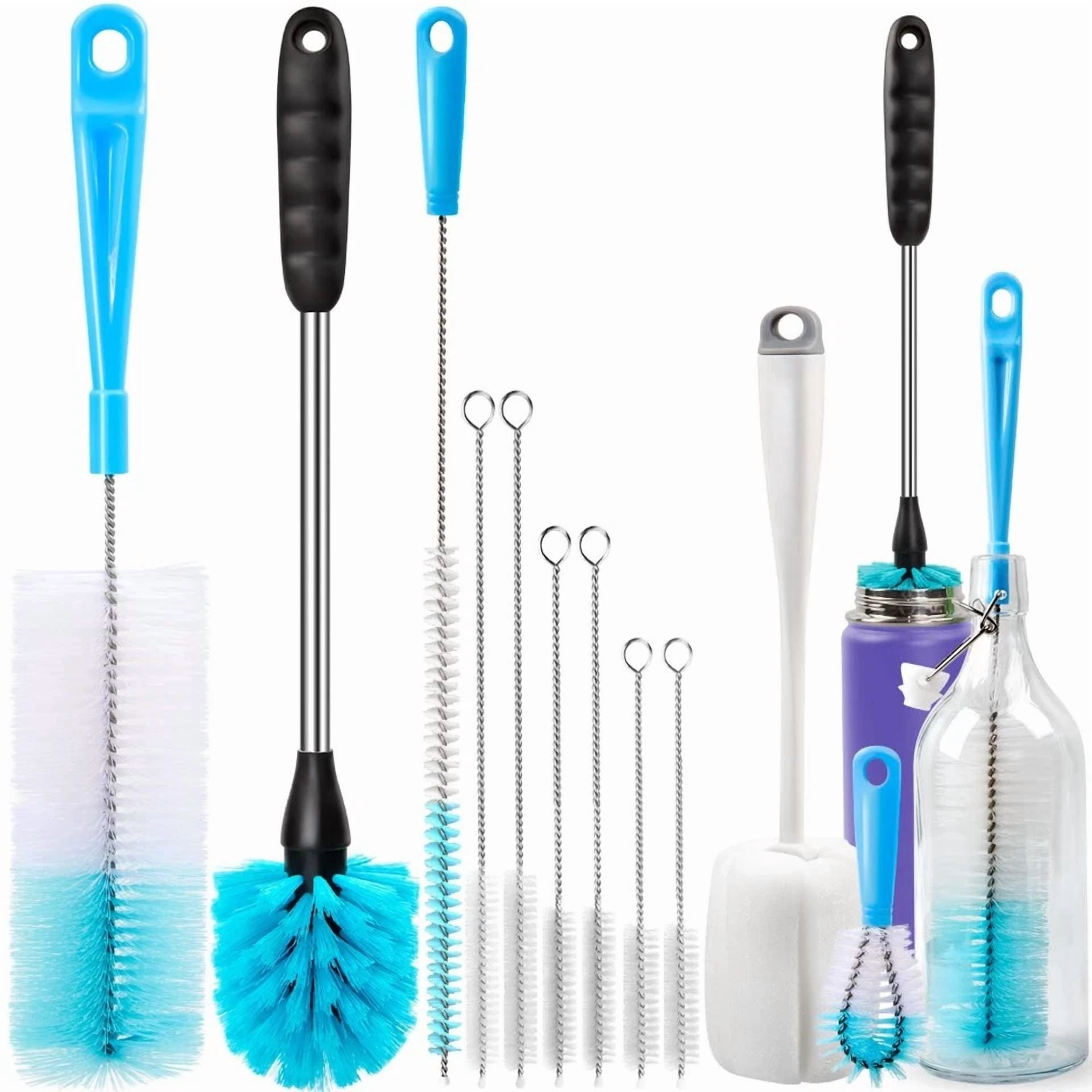 CRESTIN- Us Bottle Brush Tube Cleaning Set, Long Handle Bottle Cleaner For Washing Narrow
