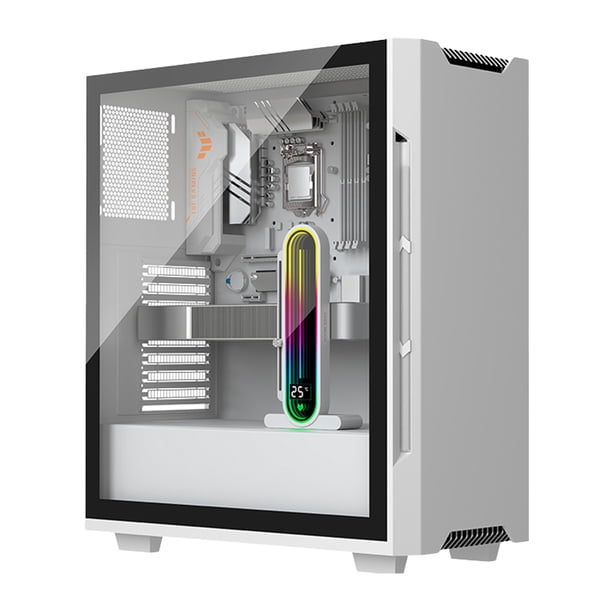 Jack Desktop CORTURA COMPUTADORA DEL VIDEO Soporte La Tarjeta Gráfico GPU VGA 5V 3pin Base Magnética Aleación Aluminio Ajustable Con Pantalla Temperatura LED