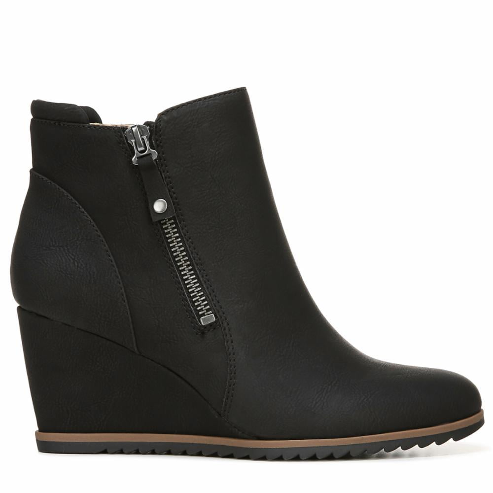 black wedge booties canada