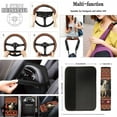 thumbnail image 4 of Jeiento Running Horse Car Accessories Sets with Car Seat Covers Car Floor Mats Steering Wheel Cover Seatbelt Shoulder Pad Auto Armrest Cover Southwest Aztec Coasters Keychains Lipstick Holder 17 PCS, 4 of 7