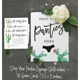 thumbnail image 4 of Inkdotpot Bridal Shower Game 1 Sign+ 30 Size CardsWhite Cactus Taco'Bout Love Girls Night Out Bachelorette Party Drop Your Panties Game, 4 of 6