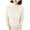 White, variant on Dreluolixuan Sweaters for Evening Wear High Neck Warm Pullover Stretch Solid Coat Office Cozy Versatile Tops