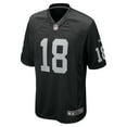 thumbnail image 2 of Men's Nike Jack Jones  Black Las Vegas Raiders Team Game Jersey, 2 of 6