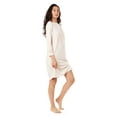 thumbnail image 4 of MeMoi Women's Modal-Blend Long-Sleeve Embroidered Slip Dress - Womens - Female, M, Pale Blush, 4 of 11