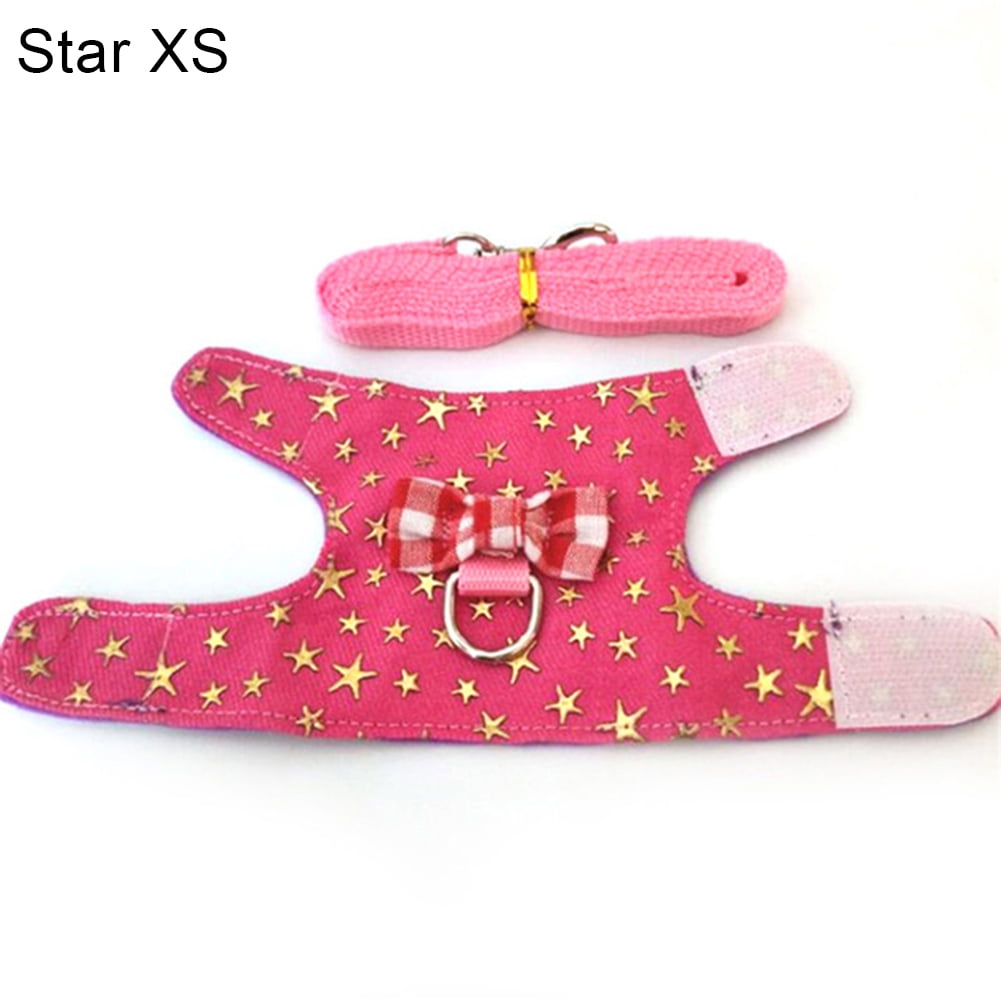 Besufy Pet Rabbit Leash + Traction Rope,Small Rabbit Hamster Bowtie