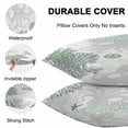 thumbnail image 4 of Waterproof Throw Pillow Covers Set of 2, 18x18 Inch Green Grey Octopus Coastal Decorative Pillowcases Outdoor Pillow Slip Cushion Covers Set for Couch Tent Nautical Coral Starfish, 4 of 7