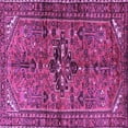 thumbnail image 1 of Ahgly Company Indoor Square Persian Purple Traditional Area Rugs, 5' Square, 1 of 4