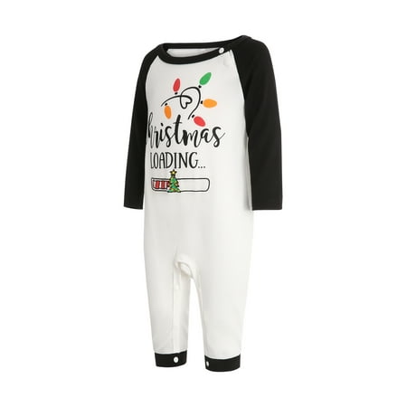 

Livingsenburg Family Parent-Child Pajamas Christmas Nightwear Xmas Matching Set