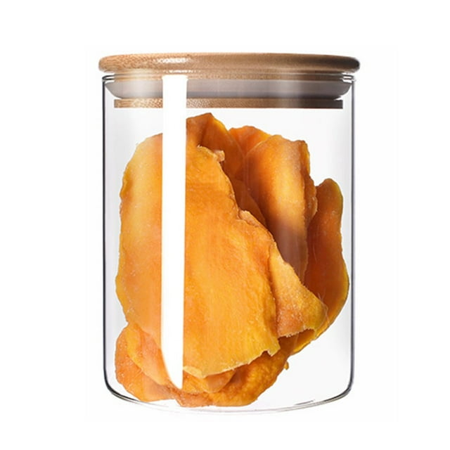 Glass Jars with Airtight Lids Large Durable Storage Jar for Sauces Pickled Vegetables 2