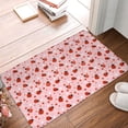 thumbnail image 4 of Susaid flowers and ladybugs Print Doormat,Porch Decor,Housewarming Decor Gift Doormat,Funny Flannel Floor Mat,Funny Doormat 24x16 Inch, 4 of 7