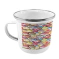 thumbnail image 2 of Colorful Steel Camping Mug, Spiral Sugar Candys Lolly Pops Dessert Fun Girls Kids Nursery Theme Print, Printed Thermal Cup for Camping and Outdoor Activities, by Ambesonne, 2 of 2