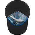 thumbnail image 3 of Cute Dolphins Baseball Cap Classic Golf Cap Soft Dad Hat Multicolor Adjustable Low Profile Hat Unisex, 3 of 6