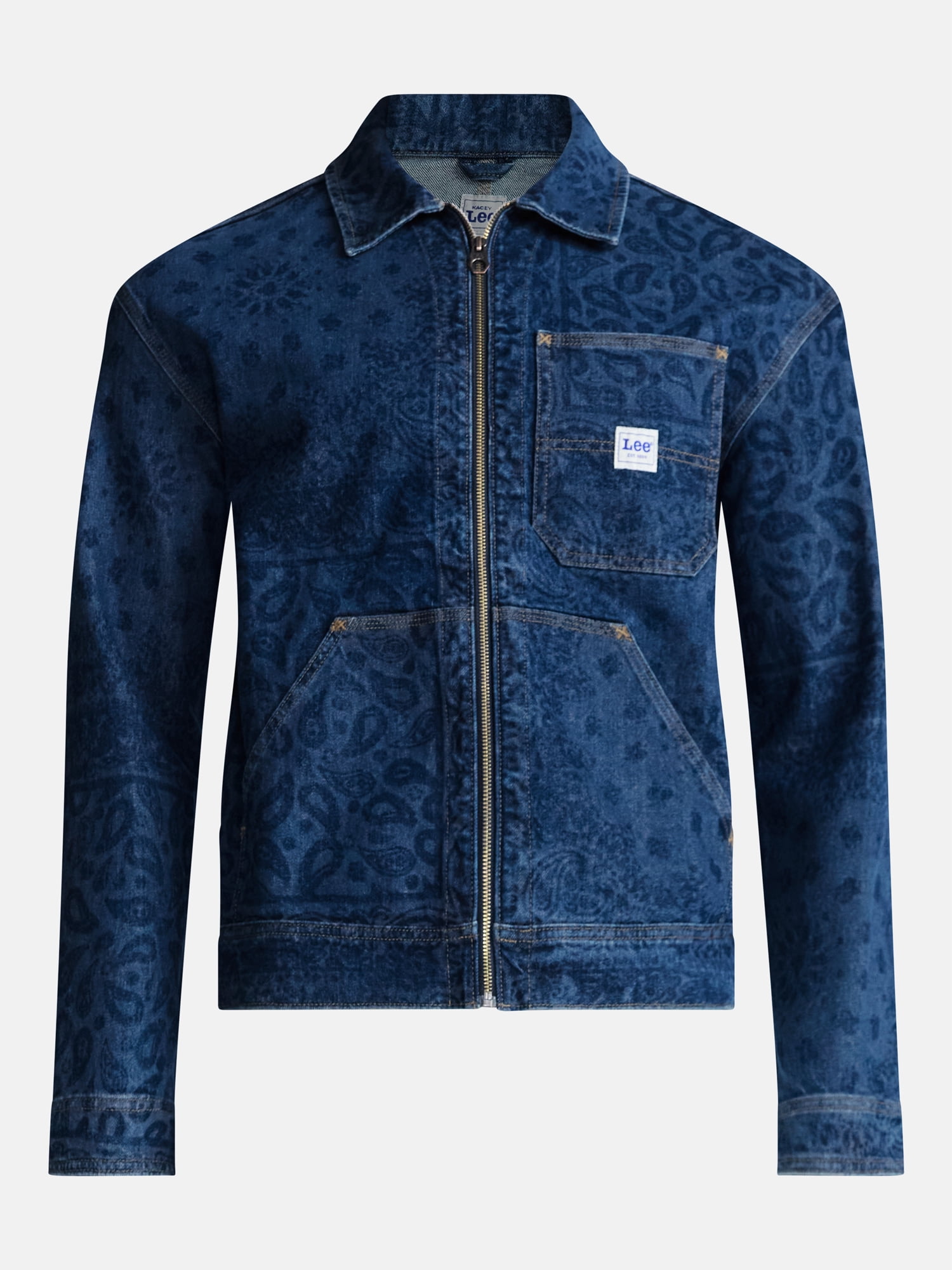 Kacey Lee Men's Denim Workwear Jacket, Sizes S-2XL