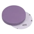 thumbnail image 1 of Unique Bargains 10 Pack 3-Inch Purple Sanding Discs 400 Grits Hook & Loop Professional Aluminum Oxide Sandpaper, 1 of 5