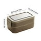 thumbnail image 3 of Fiambrera bento con compartimento sellado y aislamiento | Gran capacidad de 1350 ml | Apto para microondas y lavavajillas | Plástico sin BPA | Diseño a prueba de fugas para estudiantes y oficinistas, 3 of 6